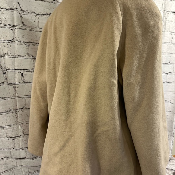 BETSEY JOHNSON women’s wool blend swing coat size small color camel - Picture 10 of 15